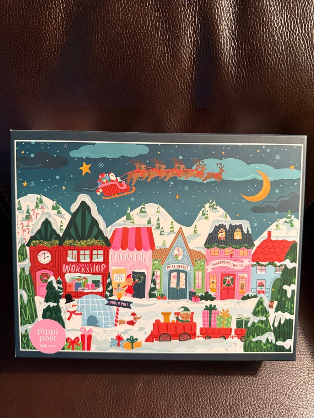 Pippi post Santa’s village 500 pieces jigsaw puzzle. Complete. Like new